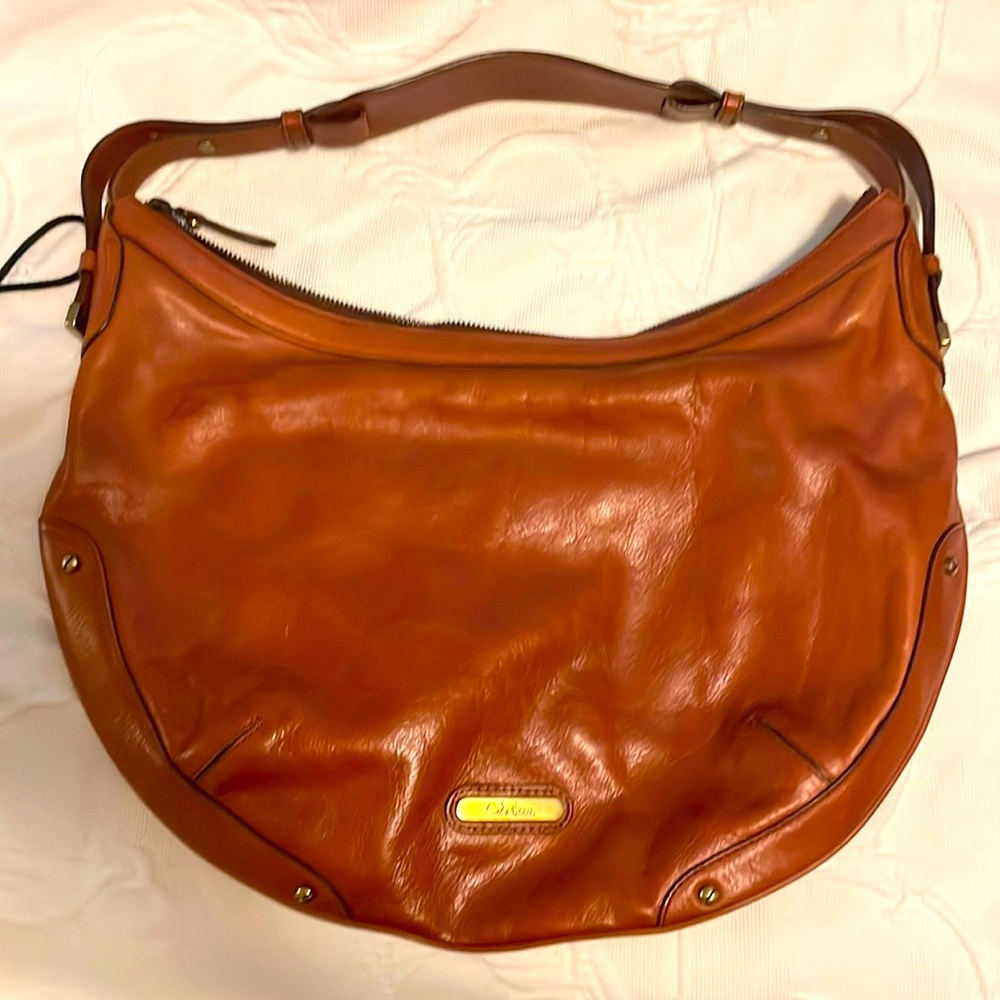 Great condition!!!Cole Haan brown leather hobo bag.